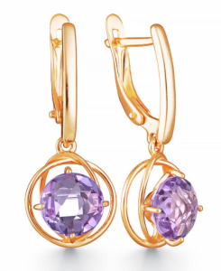 Серьги 2004404ГР (Au 585)