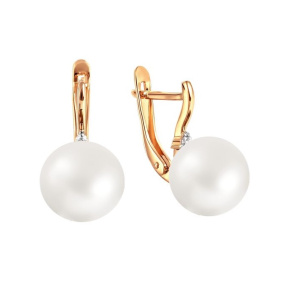 Серьги 290-1-1060Р (Au 585)