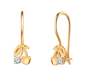 Серьги 20207 (Au 585)