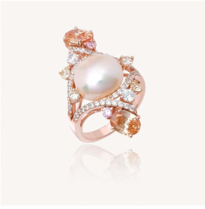 Кольцо BUTR243-3CZ (Ag 925)