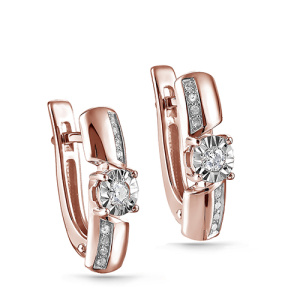 Серьги 12-01254-1000 (Au 585)