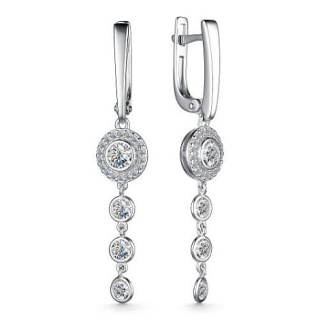 Серьги 02-4008/00КЦ-00 (Ag 925)