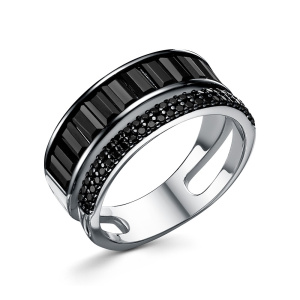 Кольцо R12169-1_KO_SP_WG (Ag 925)