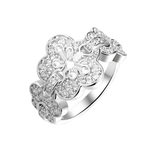 Кольцо CZ-R05260-X-W-X-X-W (Ag 925)