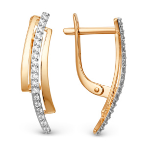 Серьги 012342-1102 (Au 585)