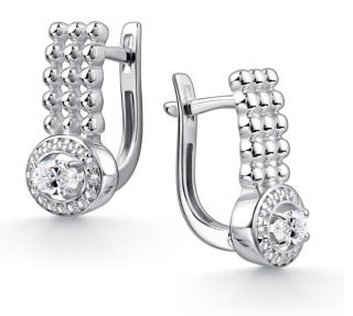 Серьги 02-4717/00КЦ-00 (Ag 925)