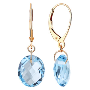 Серьги СЛ001ТО10х12 (Au 585)