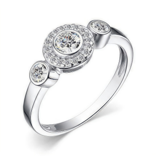 Кольцо 01-4008/00КЦ-00 (Ag 925)