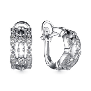 Серьги 02-3936/00КЦ-00 (Ag 925)