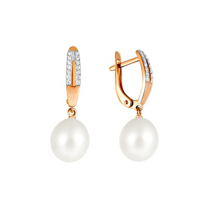 Серьги 290-1-1088Р (Au 585)