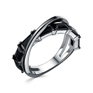 Кольцо R12174-1_KO_SP_WG (Ag 925)