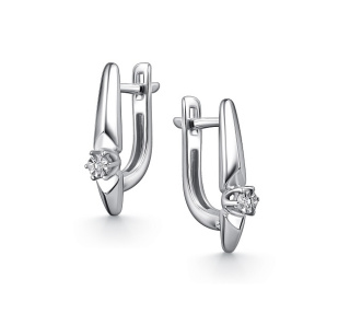 Серьги 02-4366/000Б-00 (Ag 925)