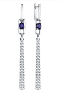 Серьги 12-840-1100 (Ag 925)