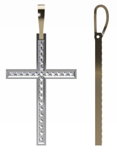 Крест 036533-3501 (Au 585)