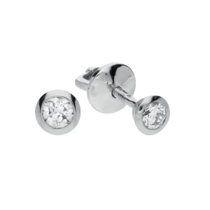 Пуссеты 2539460М (Au 585)