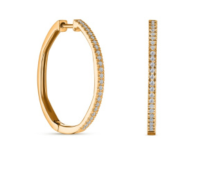 Серьги 1P158H23S (Au 585)