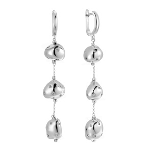 Серьги RB-E326-3-X-W-X-X-W (Ag 925)