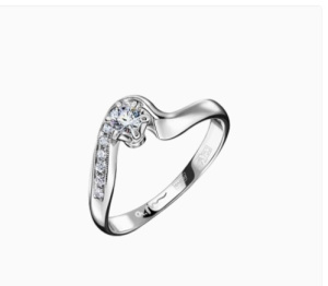 Кольцо 010145-Б (Au 750)