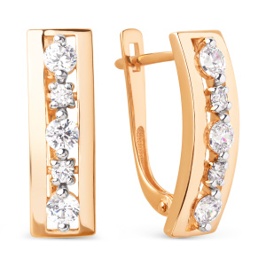 Серьги 029402-1102 (Au 585)