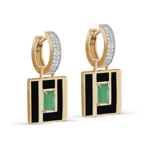 Серьги 12-01920-1202 (Au 585)