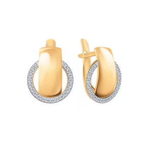 Серьги 21097 (Au 585)