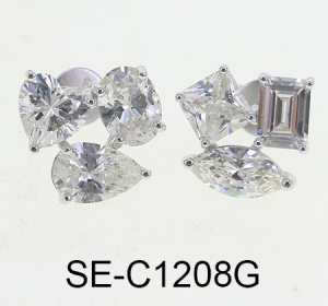 Пуссеты SE-C1208G (Ag 925)