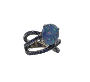 Кольцо RSR408OP (Ag 925)