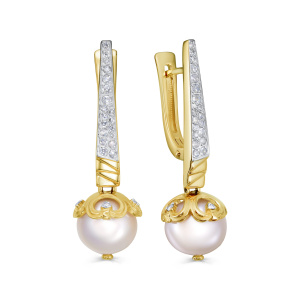 Серьги 12-22103-1500 (Au 585)