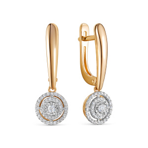 Серьги 22817-159-46-00 (Au 585)