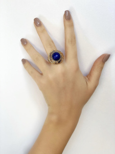 Кольцо HYPR054LA-EC (Ag 925)