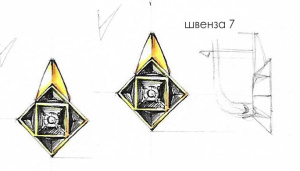 Серьги 02-01229-06-001-02-08 (585)