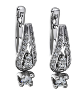 Серьги 020430 (Au 750)