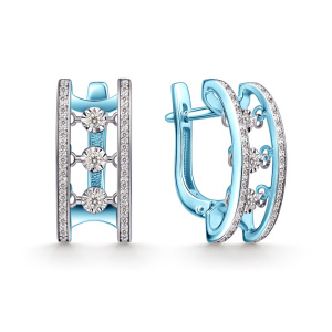 Серьги 02-13-51114-31-00-1 (Au 585)