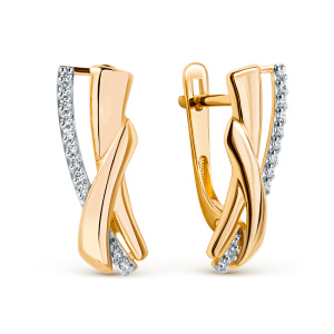 Серьги 020332-1102 (Au 585)