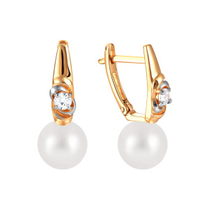 Серьги 290-1-1055Р (Au 585)