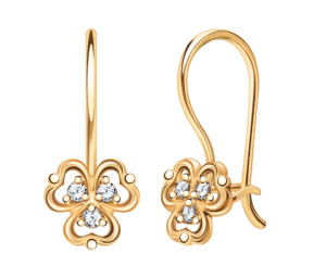 Серьги 20905 (Au 585)