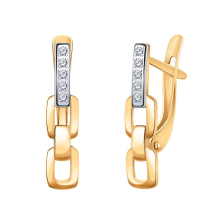 Серьги 21312 (Au 585)