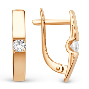 Серьги 015212-1100 (Au 585)