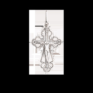 Крест 3013э-925 (Ag 925)