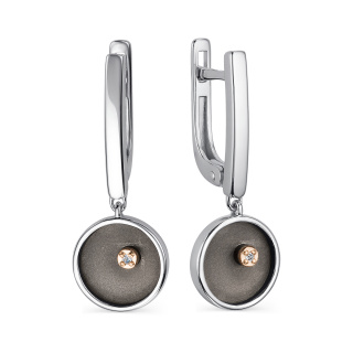 Серьги 02-2158/000Б-00 (Ag 925)