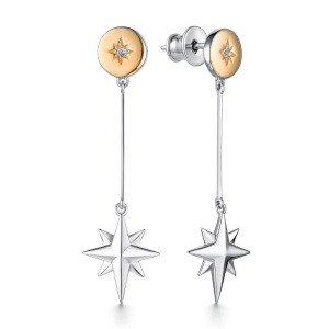 Пуссеты 02-2593/00СВ-16 (Ag 925)