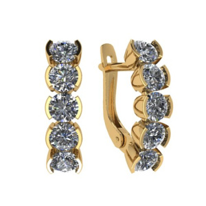 Серьги 2181031010 (Au 585)