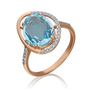 Кольцо 01-4383-00-207-1110-46 (Au 585)