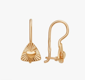 Серьги 013682-1010 (Au 585)