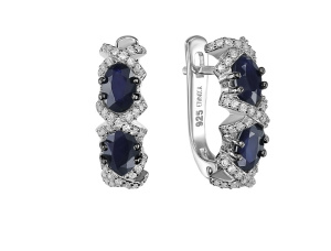 Серьги ETF-020-E-BS (Ag 925)