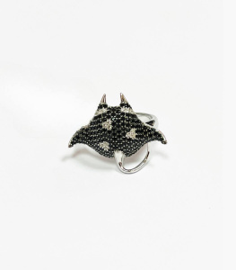 Кольцо YR03583_KO_SP_WG (Ag 925)