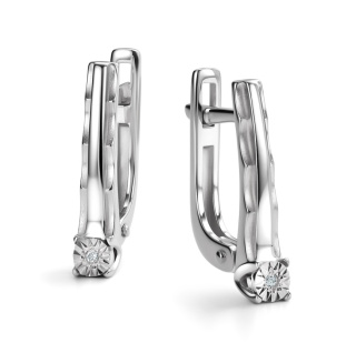 Серьги 02-4323/000Б-00 (Ag 925)