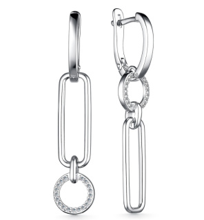 Серьги 02-3956/00КЦ-00 (Ag 925)