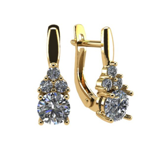 Серьги 2180921010 (Au 585)