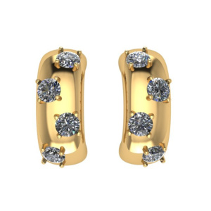 Серьги 2110301010 (Au 585)